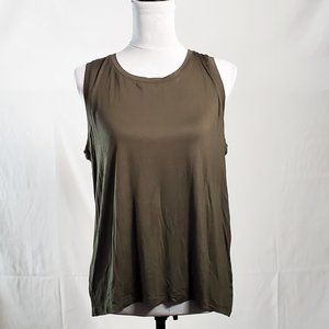 Halogen Flowy Keyhole Tank Top